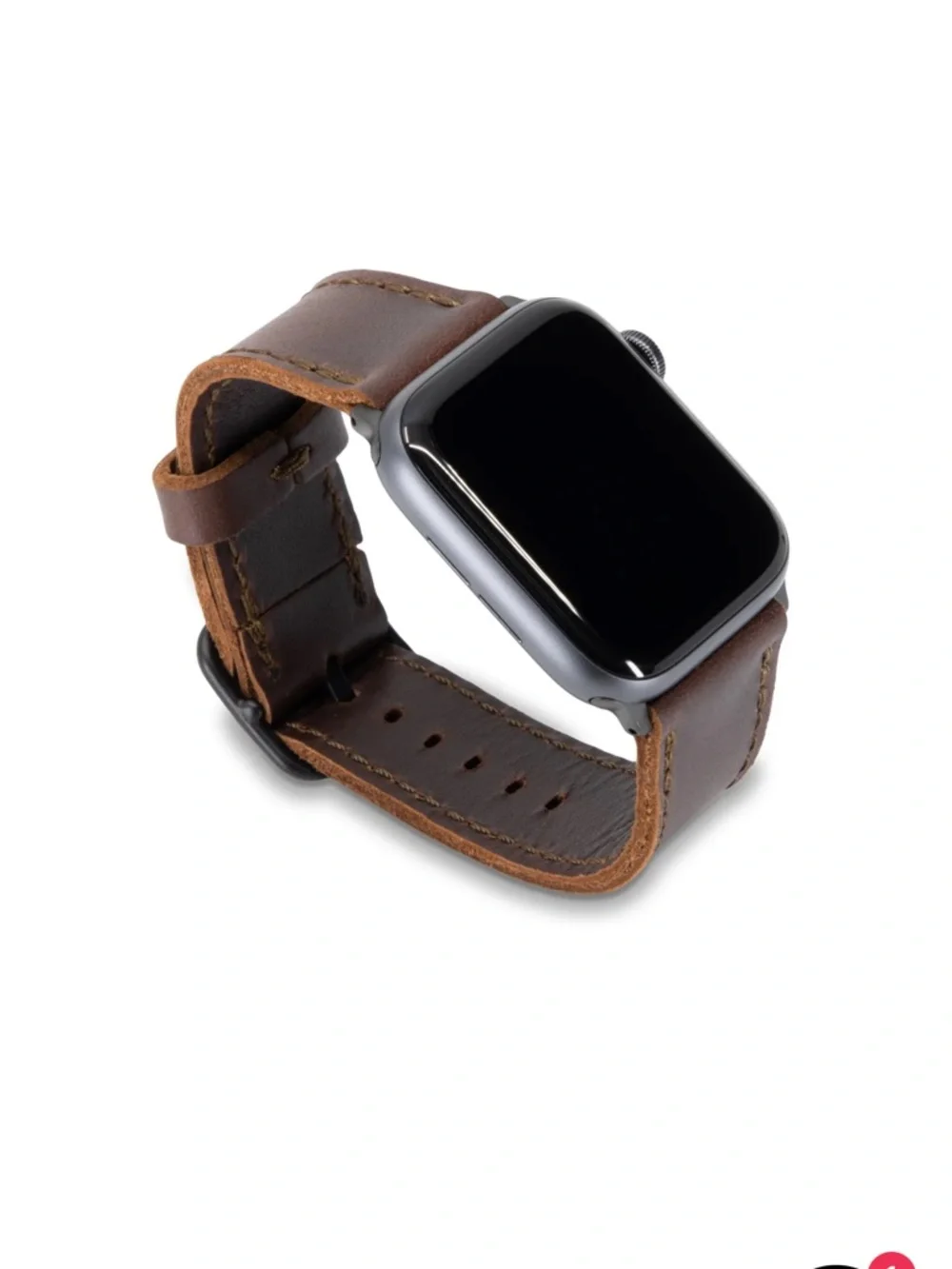 Arrow and Board Leather Apple Watch Band